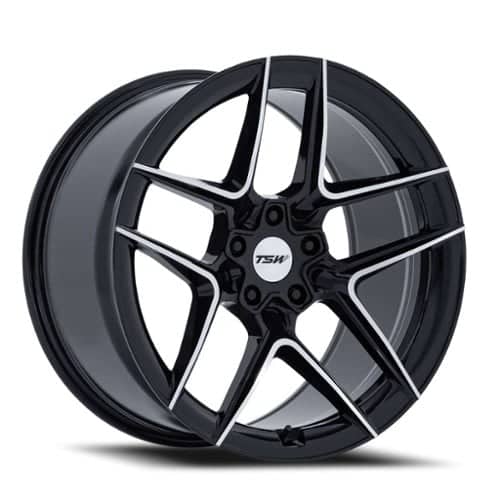 TSW Alloy Slipstream 19x9.5 5x112 40 ET 66.56 CB Gloss Black (TW008BD19955740)