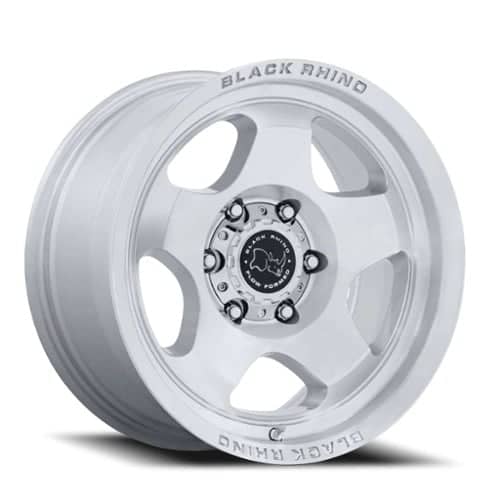 Black Rhino Sol 17x8.5 5x127 0 ET 71.5 CB Gloss Silver (BR031SD17855000)