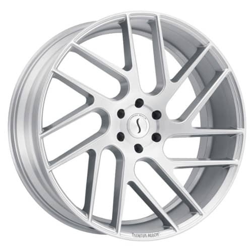 Status Juggernaut Silver with Brushed Machine Face (2090JGR056140S12)