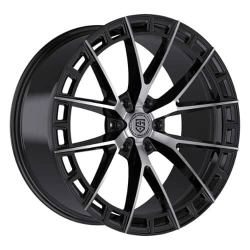 TIS Offroad 504MB 22x10 6x139.7 24 ET 106.2 CB Machined & Black (504MB-2208324)
