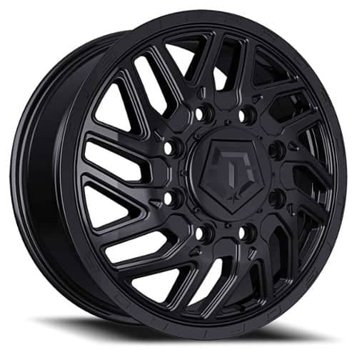TIS Offroad 544B Dually Front 20x8.25 8x210 127 ET 154.3 CB Gloss Black (544B-28292FS)