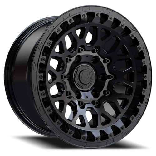 TIS Offroad 555SB 17x9 6x135 -12 ET 87.1 CB Satin Black/Cast (555SB-7906312)