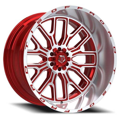 TIS Offroad 560MRL 20x10 8x180 -19 ET 124.3 CB Gloss Red/Machined Face (560MRL-2108919)