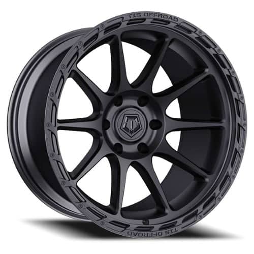TIS Offroad 563B 22x12 8x180 -44 ET 124.3 CB Satin Black (563B-2228944)