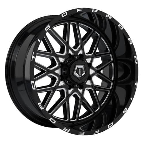 TIS Offroad 548BM 22x12 5x127/5x139.7 -44 ET 78.1 CB Machined Gloss Black (548BM-2220944)