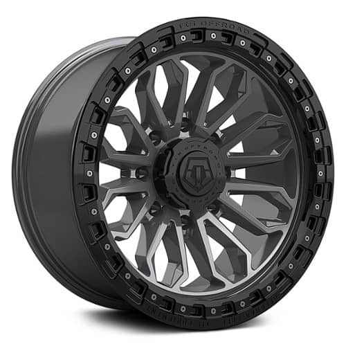 TIS Offroad 556AB 8 Satin Anthracite with Cast Black Bead Ring (556AB-2108920)