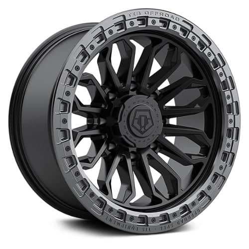 TIS Offroad 556BA 8 Satin Black with Cast Anthracite Lip Ring (556BA-2108920)
