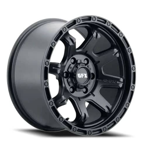 GFX TR30 17x9 6x139.7 0 ET 108.2 CB Matte Black (T30 790-6139-00 MB)