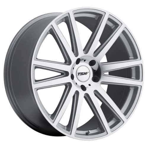TSW Alloy Gatsby Silver W/Mirror Cut Face (2085GAT355120S76)