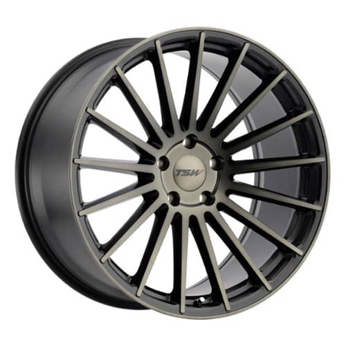 TSW Alloy Luco Matte Black W/Machine Face & Dark Tint (1780LCU325112M72)