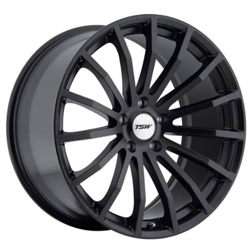 TSW Alloy Mallory 18x9.5 5x120 45 ET 76 CB Matte Black (1895MAL455120B76)