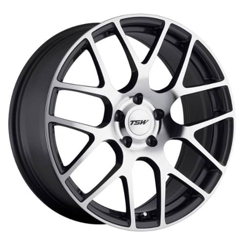 TSW Alloy Nurburgring Gunmetal W/Mirror Cut Face (1775NUR455114S76)