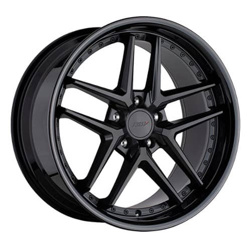 TSW Alloy Premio Matte Black w/ Gloss Black Lip (1885REM205114B76)