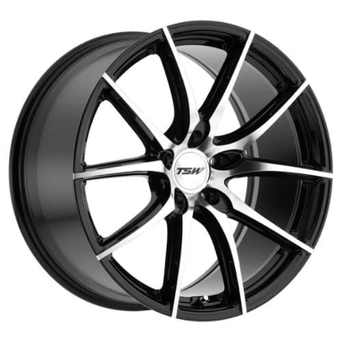 TSW Alloy Sprint Gloss Black W/Mirror Cut Face (2085SPT405108B72)