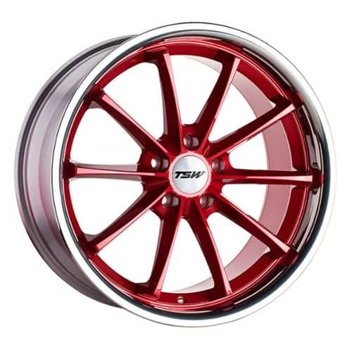 TSW Alloy Sweep Candy Red with Stainless Lip (1885SWP405114R76)