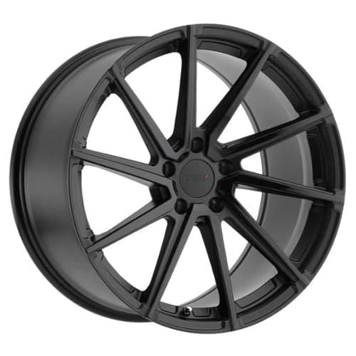 TSW Alloy Watkins 18x9.5 5x112 39 ET 72.1 CB Matte Black W/Gloss Black Face (1895WAT395112B72R)