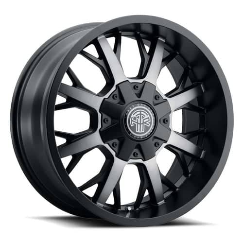 Thret Off-Road 801 Vulcan 17x9 8x165.1 / 8x170 18 ET 125.2 CB Satin Black Tint (801GH-1790VW18)