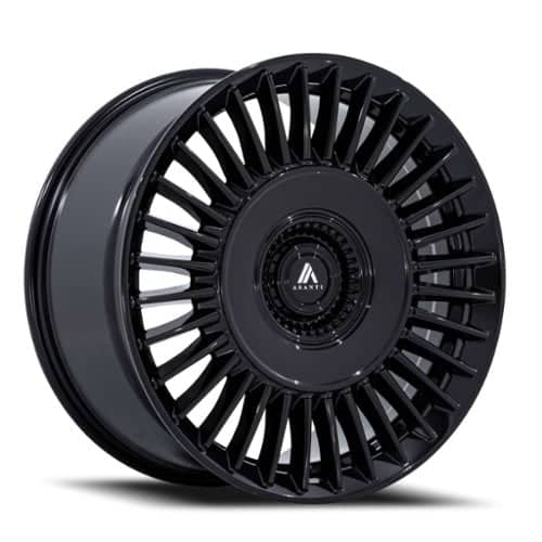Asanti Tiara 20x9 5x112 27 ET 74.1 CB Gloss Black (AB040BX20905927)