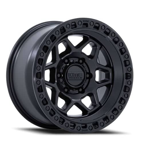 KMC Torx 17x8.5 6x139.7 0 ET 106.1 CB Matte Black (KM553MB17856800)