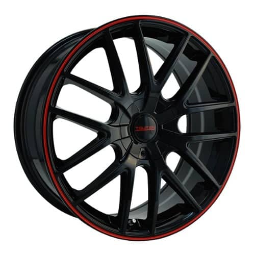 Touren TR60 3260 20x8.5 5x115/5x120 20 ET 74.1 CB Black/Red Ring (3260-2818BR)