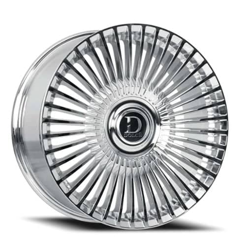 Dolce Trento 22x9.5 6x139.7 18 ET 66.6 CB Chrome (TRENTO-229500C18)