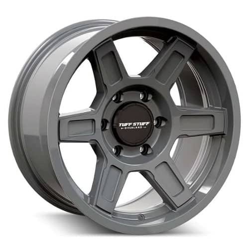 Tuff Stuff Overland Ascent TS01 17x8.5 6x139.7 0 ET 106 CB Alpha Gray (TS01-7883AG)