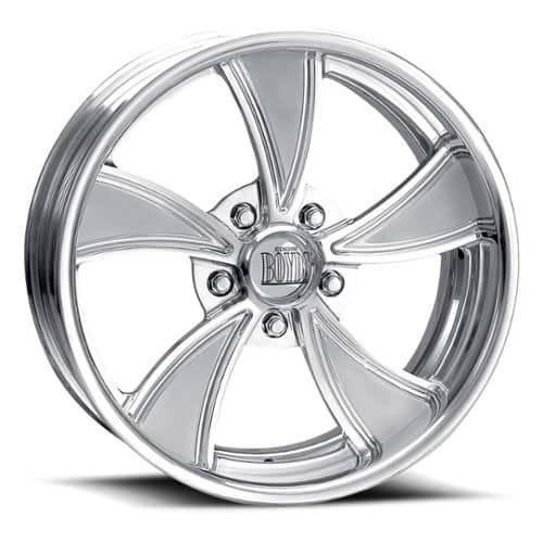 Boyd Coddington Twisted Two Tone 15x5 15 to 35 ET 73 CB Polished (BC22-155XXXXXXX)