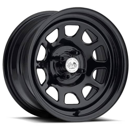 U.S. Wheel Daytona 022 15x7 5x114.3 6 ET 82.6 CB Black (022-5712PBLK)