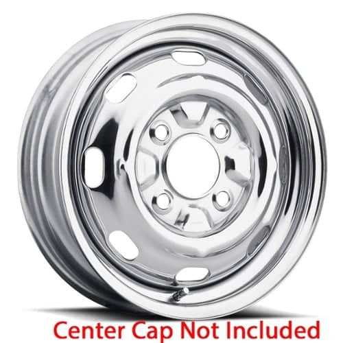 U.S. Wheel VW OEM 130 15x5.5 4x130 25 ET 88.7 CB Chrome (130-55530)