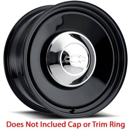 U.S. Wheel Rat Rod 65 15x5 6x139.7 -19 ET 108 CB Gloss Black (65-5560)