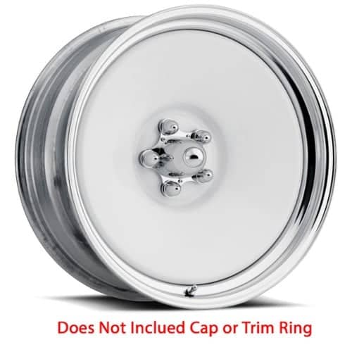U.S. Wheel Rat Rod 661 Chrome & White (661-2812)