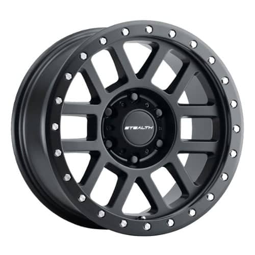 U.S. Wheel Aluminum Stealth (Series 772) Simulated Beadlock Matte Black (772-88550BL)