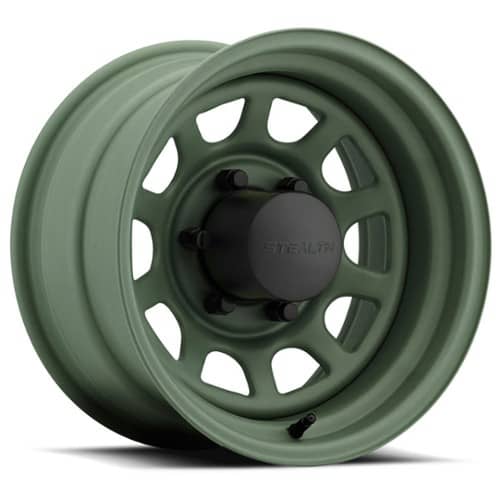 U.S. Wheel Daytona Stealth 804 15x7 6x139.7 0 ET 108 CB Camo Green (804-5760LCG)