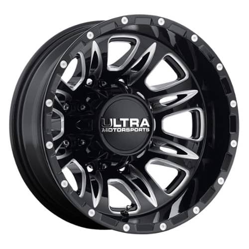 Ultra 049 Predator Dually Rear Gloss Black w/Milled Accents (049-7681RBM)