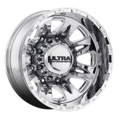 Ultra 049 Predator Dually Rear 16x6 8x165.1 -140 ET 121.7 CB Chrome (049-6681RC)