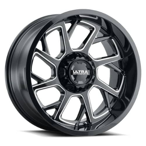 Ultra 120 Patriot Gloss Black with Milled Accents and Clear Coat (120-8905BM+12)