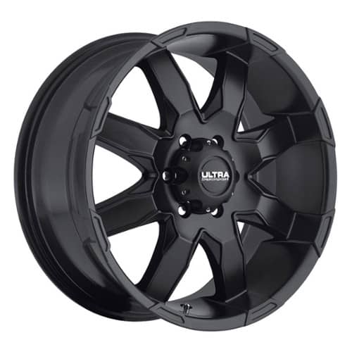 Ultra 225 Phantom 20x9 6x139.7 -12 ET 106.1 CB Satin Black & Satin Clear Coat (225-2983SB)