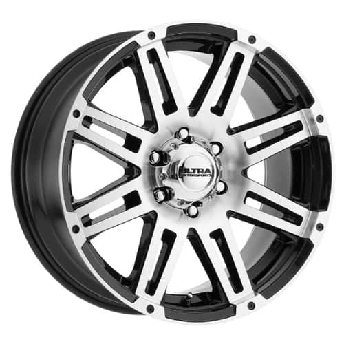 Ultra 226 Machine Gloss Black w/ Diamond Cut Face & Clear Coat (226-6881U+01)