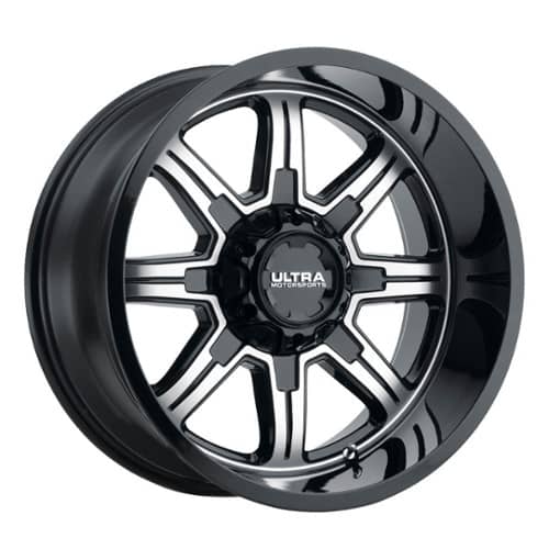 Ultra 229 Menace Gloss Black w/ Diamond Cut Face and Clear Coat (229-6851U+10)