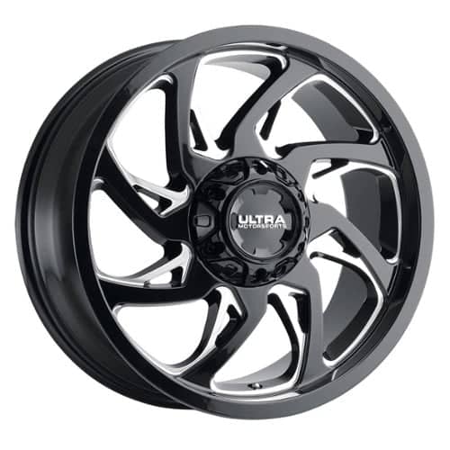 Ultra 230 Villain Gloss Black with Milled Accents and Clear Coat (230-2135BM25)