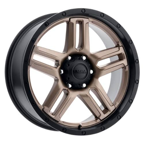 Ultra 258 Prowler Truck Dark 18x9 5x127 10 ET 78 CB Satin Bronze w/Satin Black Lip (258-8973BZ+10)