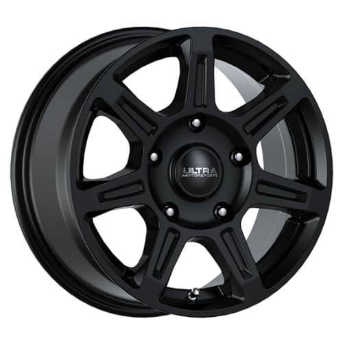 Ultra 450 Toil Van 16x6.5 5x130 45 ET 84.1 CB Satin Black w/ Satin Clear Coat (450-6630SB+45)