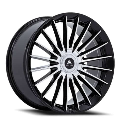 Asanti Viceroy 20x9 5x112 27 ET 72.56 CB Gloss Black (AB048BD20905N27)