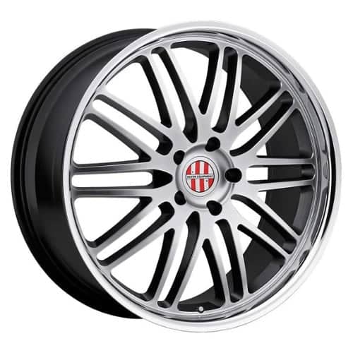 Victor Equipment Lemans 18x11 5x130 36 ET 71.6 CB Hyper Silver with Mirror Cut Lip (1811VIL365130S71)