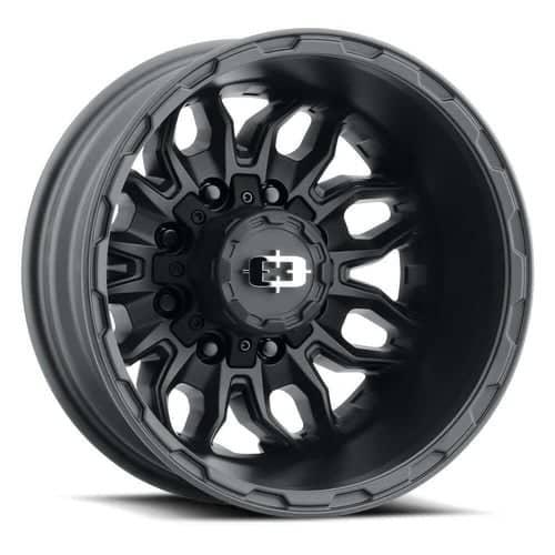 Vision 410 Korupt Dually Rear 16x6 6x180 -130 ET 130.1 CB Satin Black (410-6678SB-130)