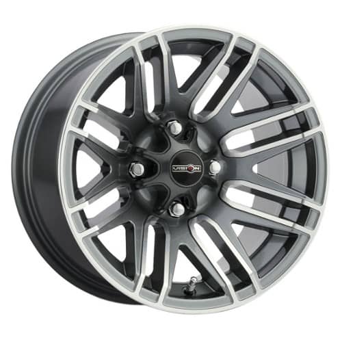 Vision 112 Assault 12x8 4x101.6 -10 ET 69.8 CB Gunmetal Machined Face (112-12844GMMF4)