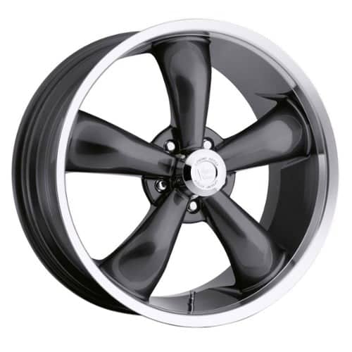 Vision 142 Legend 5 17x7 5x115 6 ET 83 CB Gunmetal Machined Lip (142-7790GM6)