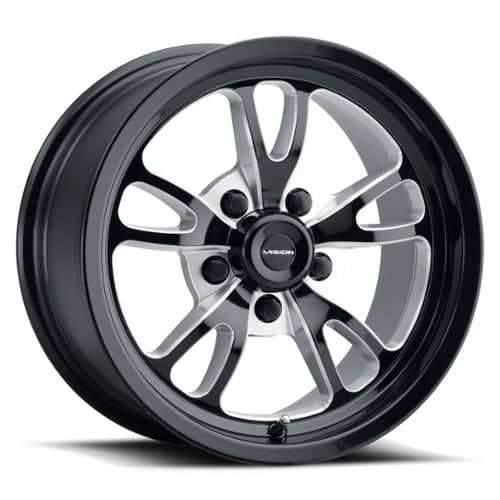Vision 149 Patriot 15x4 5x127 -19 ET 83.1 CB Gloss Black Milled (149-5473B-19)