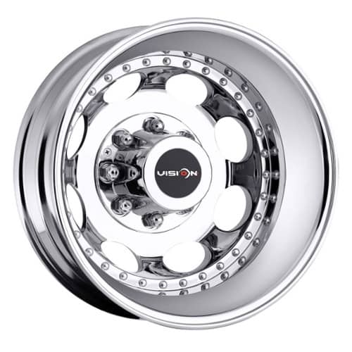 Vision 181 Hauler Duallie Rear 19.5x6.75 8x210 -143 ET 154.2 CB Chrome (181H9679CR)