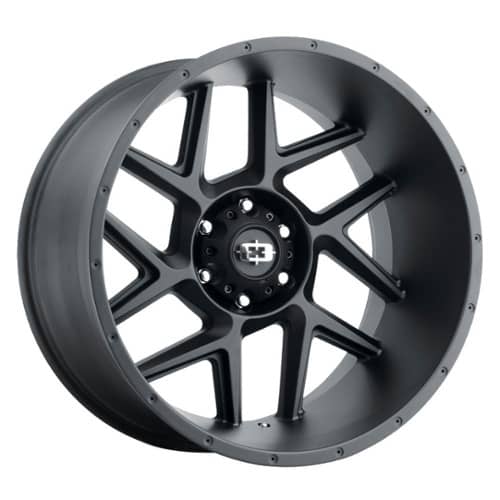 Vision 360 20x9 8x165.1 12 ET 125.2 CB Sliver Satin Black (360-2981SB12)